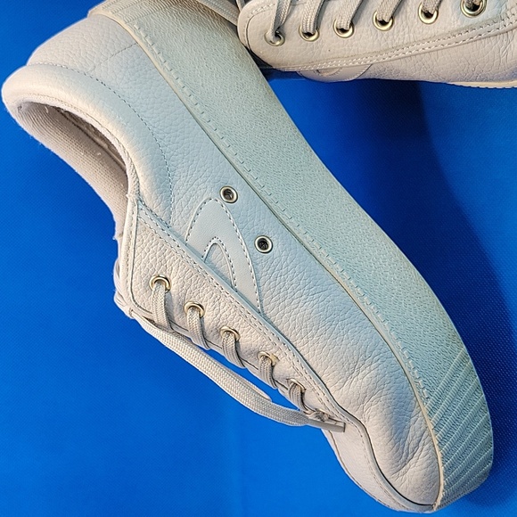 Tretorn Nylite Leather Platform Sneakers for Women, Size 9 Gold Details - Picture 1 of 7
